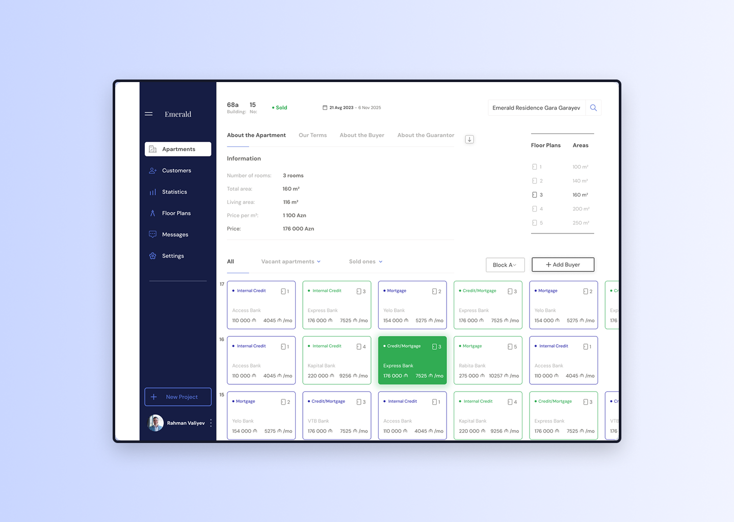 Emerald — Real Estate CRM System B2B SaaS Product Design
